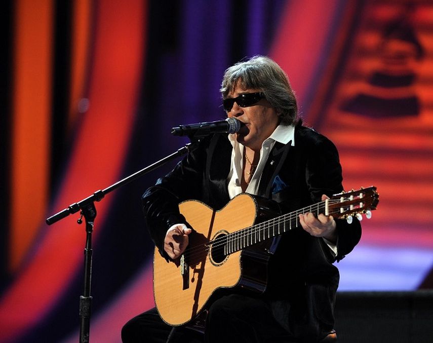 El cantautor José Feliciano ha vendido más de 50 millones de álbumes, por lo que ha sido reconocido con más de 45 discos de oro y platino, se ha mantenido vigente durante cinco décadas. (EFE). 