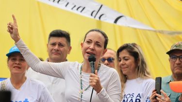 María Corina Machado, candidata presidencial de la oposición en Venezuela. 