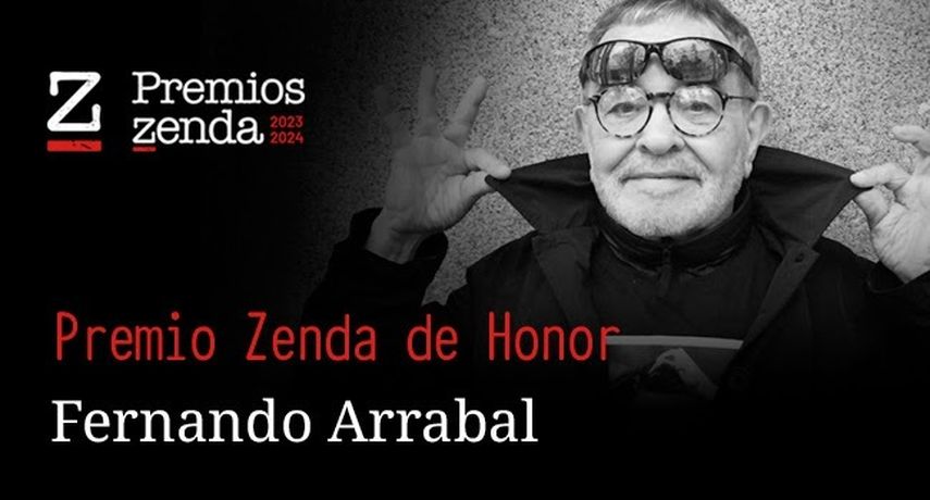 El dramaturgo y poeta español Fernando Arrabal gana Premio Zenda de Honor 2023-2024.