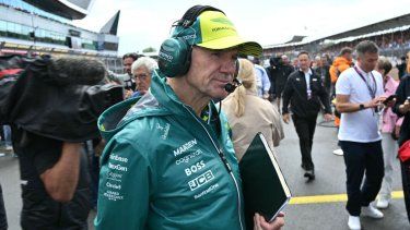 El ingeniero Adrian Newey, de Aston Martin, antes de la celebración del Gran Premio de Inglaterra en la Fórmula 1, el 6 de julio de 2025.