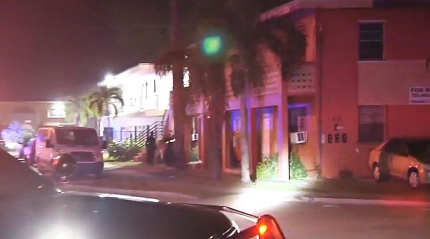 Imagen del lugar donde se registró el incidente, en la calle 14 y avenida 2 al norte de la localidad.