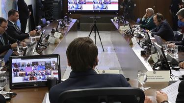 Miembros del gabinete del gobierno de Brasil participan en la conferencia del G20.