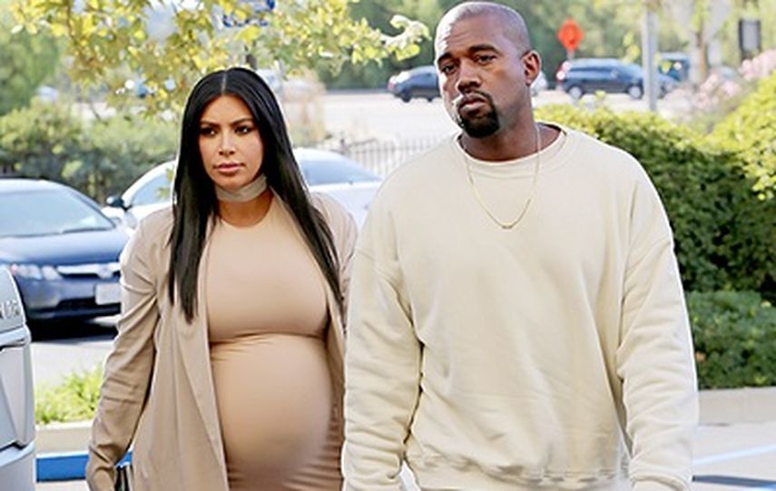 Kim Kardashian junto a su esposo el rapero Kanye West. (INSTAGRAM)