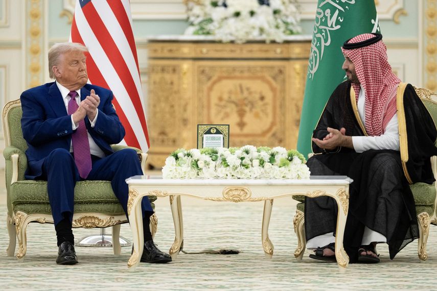 El presidente de Estados Unidos Donald J. Trump&nbsp; Mohammed bin Salman