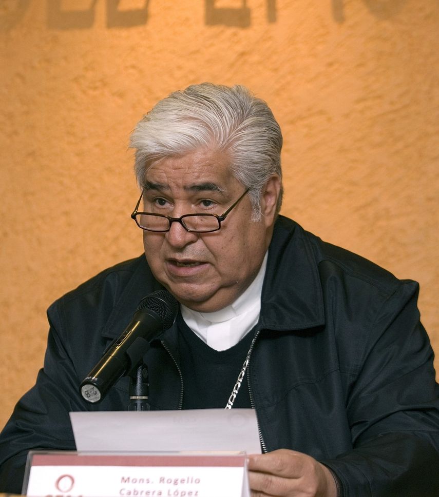 Monseñor&nbsp;Rogelio&nbsp;Cabrera&nbsp;López,&nbsp;presidente de la&nbsp;Conferencia Episcopal Mexicana (CEM).