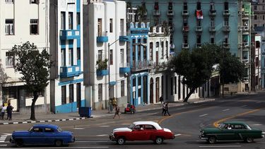 Vista de una avenida de La Habana este sábado 26 de noviembre de 2016, tras la muerte del exgobernante Fidel Castro, quien falleció en la noche de este viernes a la edad de 90 años, en La Habana.