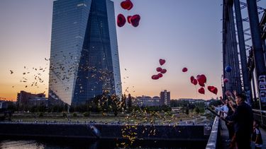 La sede del Banco Central Europeo en Fráncfort, Alemania.&nbsp;