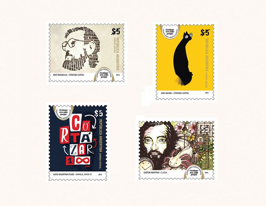 El Correo Argentino lanza sellos postales en homenaje a Cortázar