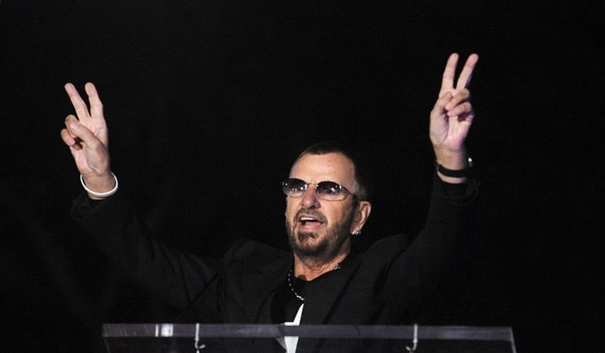 Ringo Starr  también tuvo una carrera exitosa como solista desde que los Beatles se separaron en 1970. Su último álbum, Postcards From Paradise, salió a la venta el 31 de marzo. (REUTERS). 