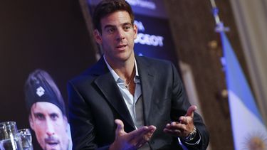 Delpo ofreció una conferencia de prensa para dar detalles de los partidos amistosos que disputará ante el tenista español David Ferrer, previstos para el 27 y 28 de diciembre en la provincia de Buenos Aires