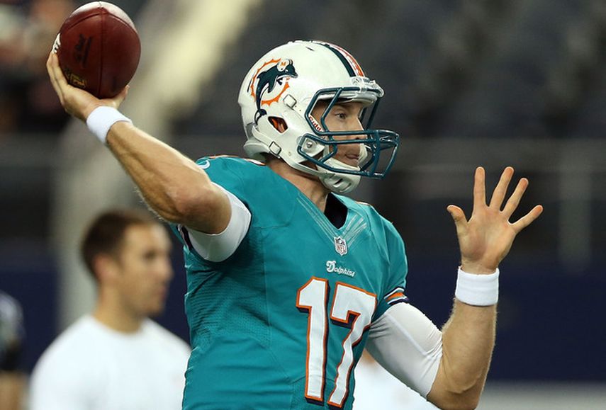 Tannehill tuvo una tarde brillante y Miami puso su marca en 4-4. (ARCHIVO)