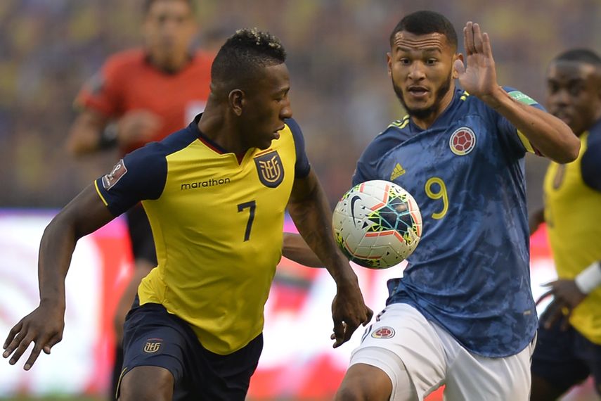 Ecuador trepó al liderato (9 puntos, igual que Brasil) al apabullar a Colombia por 6-1 en las eliminatorias rumbo a Catar