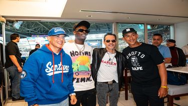 Daddy Yankee, Jazz, Marc Anthony y Jon Jay asisten al Clásico Mundial de Béisbol organizado por los Marlins de Miami en el parque LoanDepot.