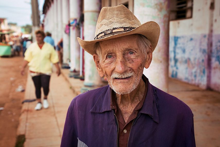 Imagen referencial de un anciano en Cuba.&nbsp;