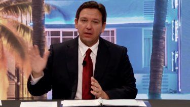 Ron DeSantis, gobernador de Florida.&nbsp;