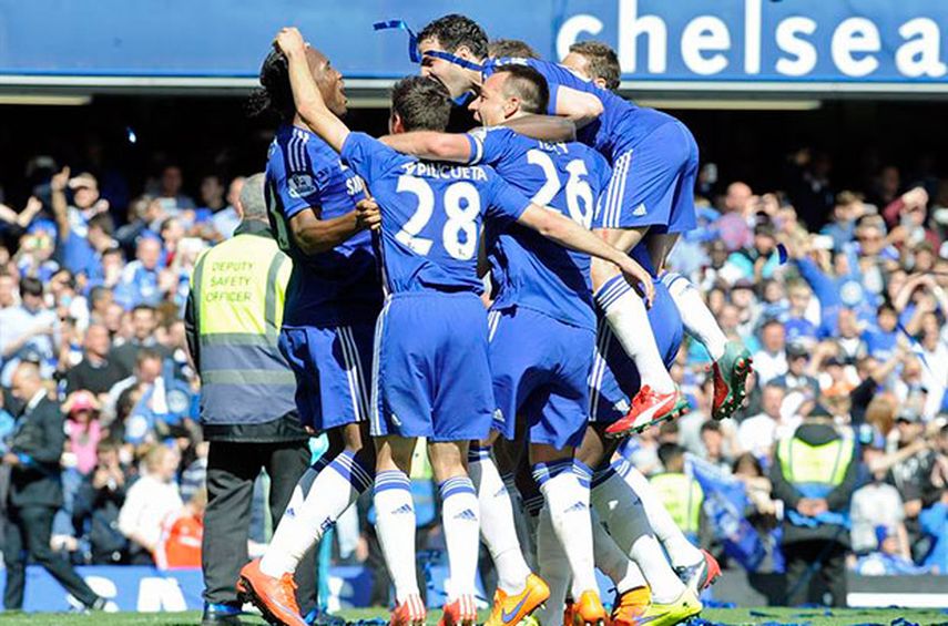 Es la quinta vez en la historia que el Chelsea es campeón de la liga inglesa (EFE)