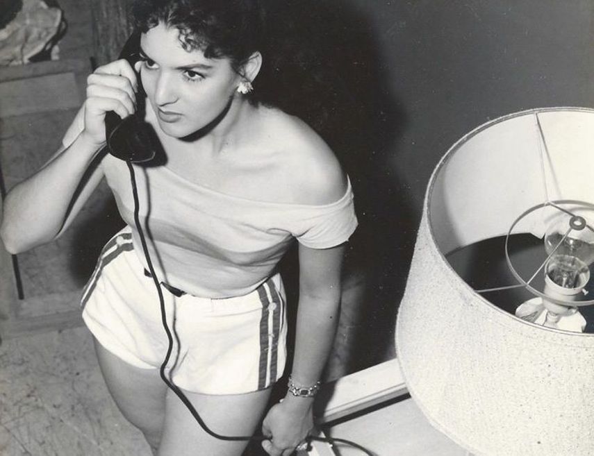 La actriz y cantante cubana Teté Machado en los años 50.