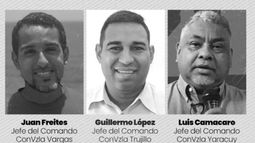 Tres miembros del Comando con Venezuela, que lideró la campaña electoral de Edmundo González Urrutia y María Corina Machado, fueron secuestrados por el régimen el 23 de enero de 2023