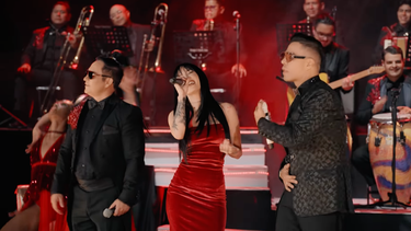 Grupo Cañaveral de Humberto Pabón, La Joaqui en el videoclip de su nuevo sencillo Echarme al Olvido