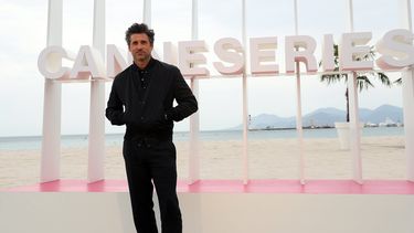 El actor estadounidense&nbsp;Patrick Dempsey, a su llegada al festival de series de Cannes.&nbsp;