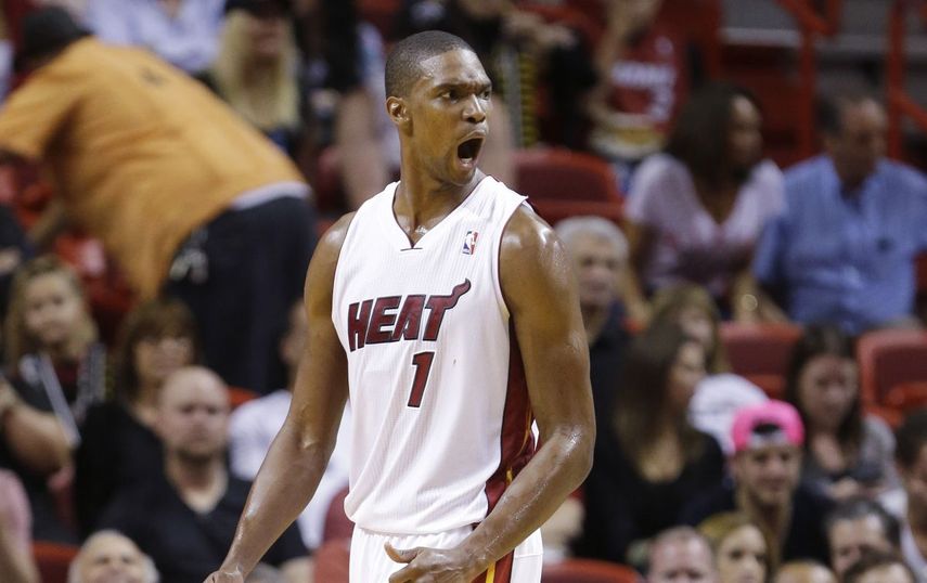 Chris Bosh no ha tenido continuidad en las últimas temporadas por su problema de salud