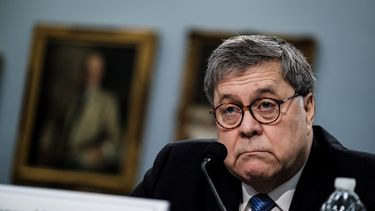 El fiscal general de EEUU, William Barr.