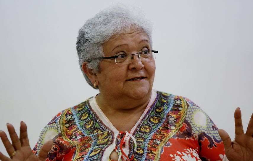 Imelda Daza, representante del movimiento político Voces de Paz (ligado a las FARC)&nbsp;
