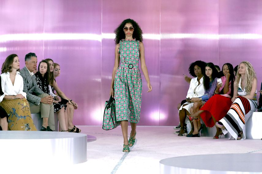 Los colores pasteles fueron una constante.