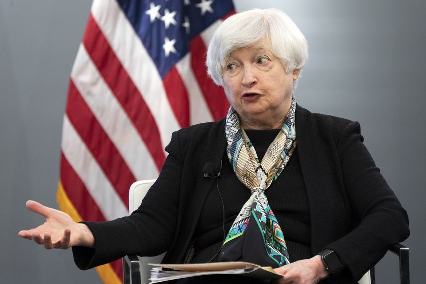 La Secretaria del Tesoro, Janet Yellen.