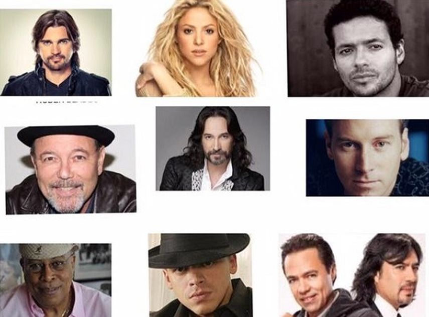  Los artistas nominados a la cuarta entrega de La Musa Awards. (EFE).