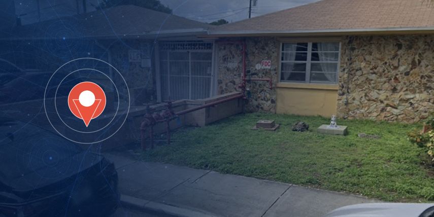 La imagen muestra la fachada de Our Dream ALF, un centro de vida asistida de Hialeah.