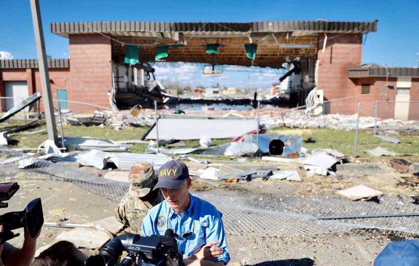 La devastación en el condado Bay ha sido enorme, aseguró el gobernador de la Florida Rick Scott.