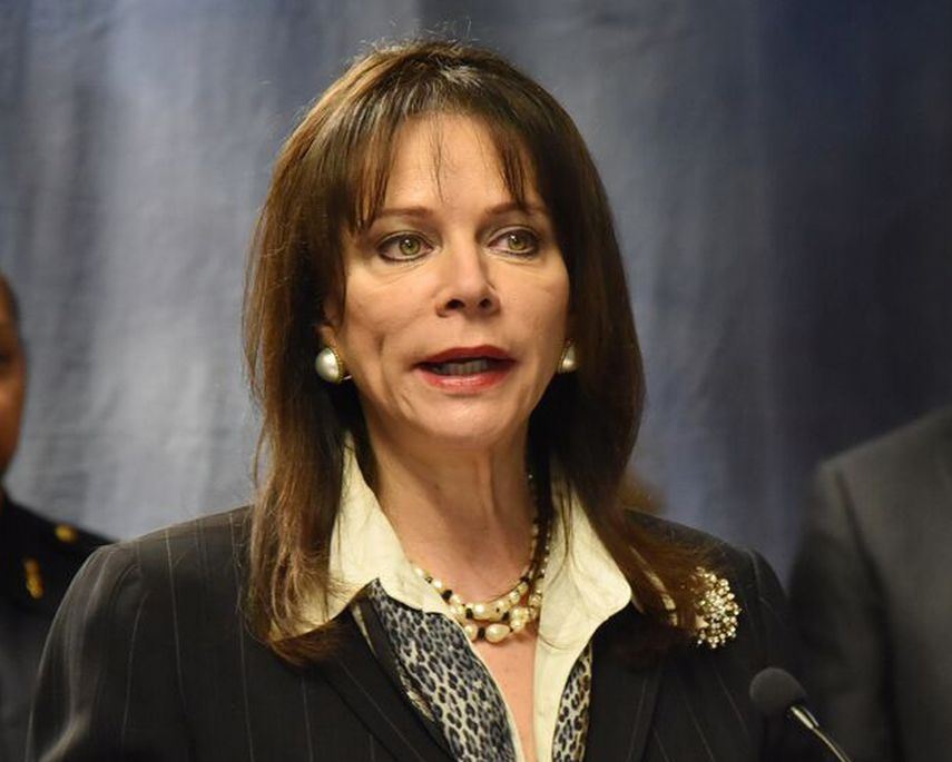 Fiscal Katherine Fernandez Rundle, en rueda de prensa en la fiscalía (ALVARO MATA)