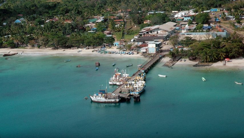 La embarcación Miss Johanna Betsey&nbsp;perdió su señal un día antes de que la Fuerza Naval nicaragüense advirtiera de un mal tiempo, luego de partir desde el puerto de&nbsp;Corn Island (en la foto).