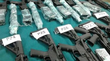 Hallan munciones y proyectiles en la Aduana Boliviana.