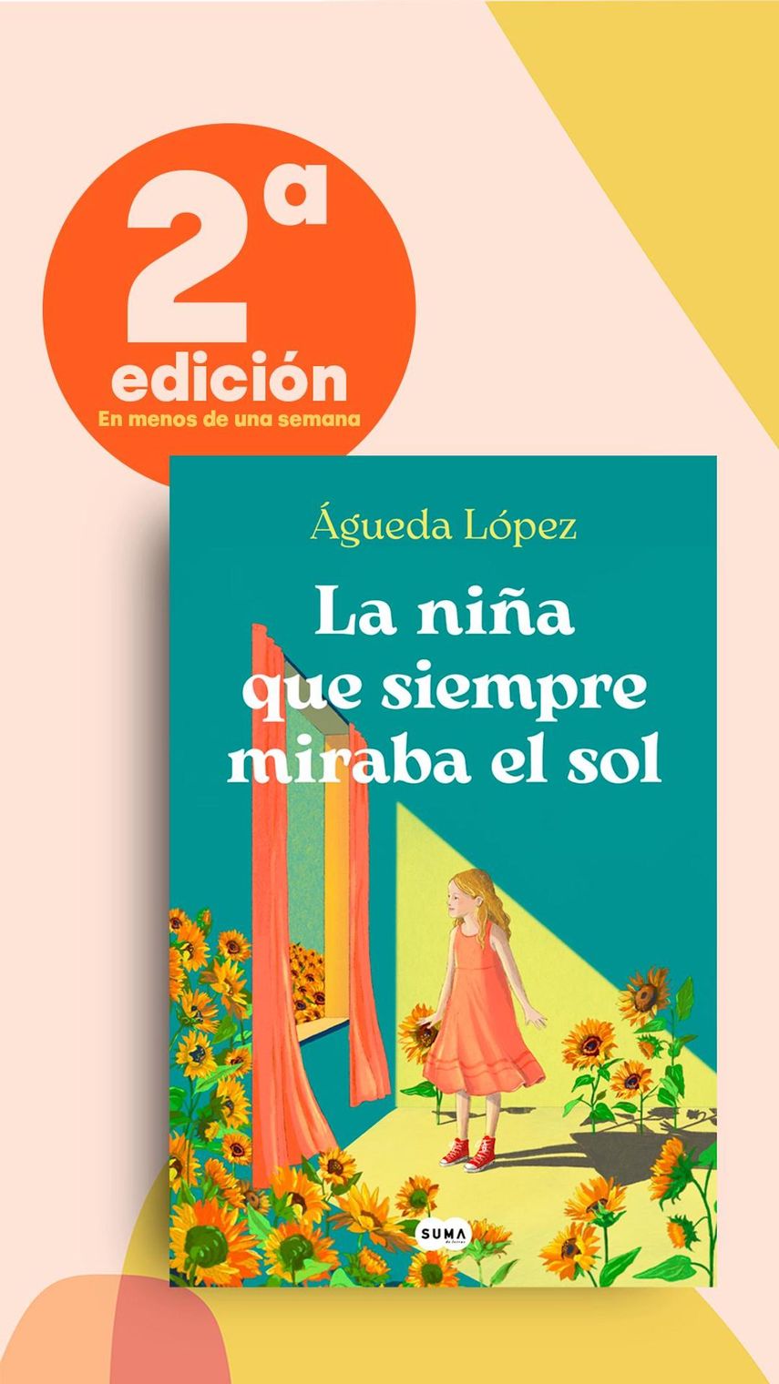 Portada del libro de Águeda López, La niña que siempre miraba el Sol.