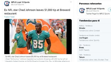 Chad Johnson jug&oacute; 11 temporadas en la NFL