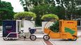 Prototipo de los ciclomotores eléctricos que emplea DHL para la distribución de paquetería en el downtown de Miami