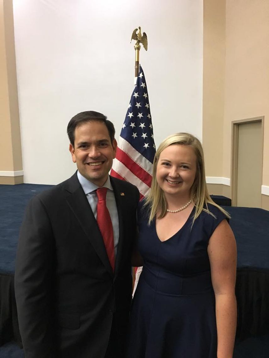 El senador Marco Rubio apoyó a Amber Mariano