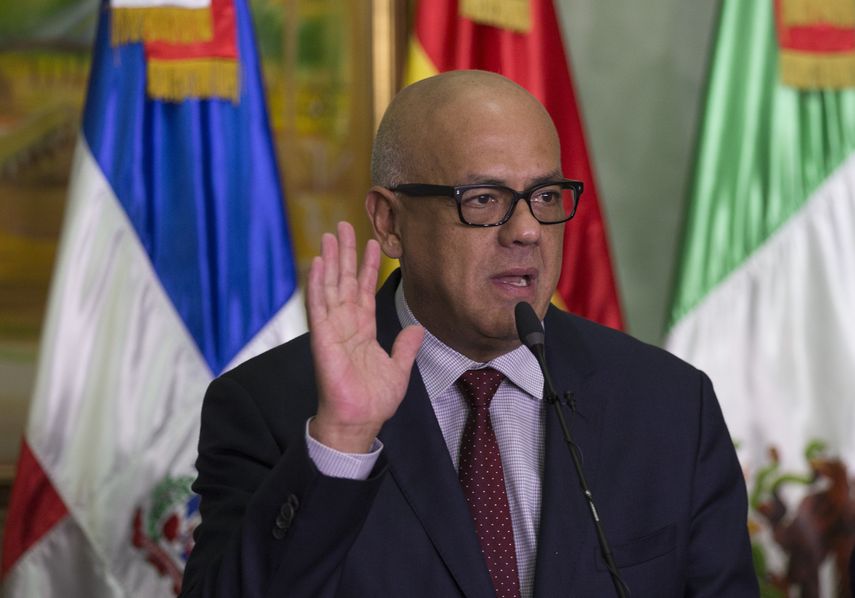Jorge Rodríguez, emisario del régimen en las negociaciones con la oposición venezolana.