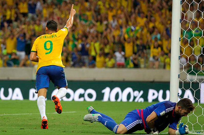 La selección venezolana se vio incapaz ante los pentacampeones del mundo. (EFE)
