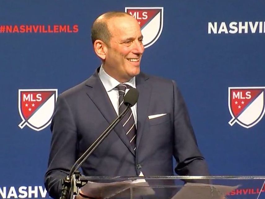 El comisionado de la MLS, Don Garber, fue el encargado de hacer el anuncio de forma oficial.