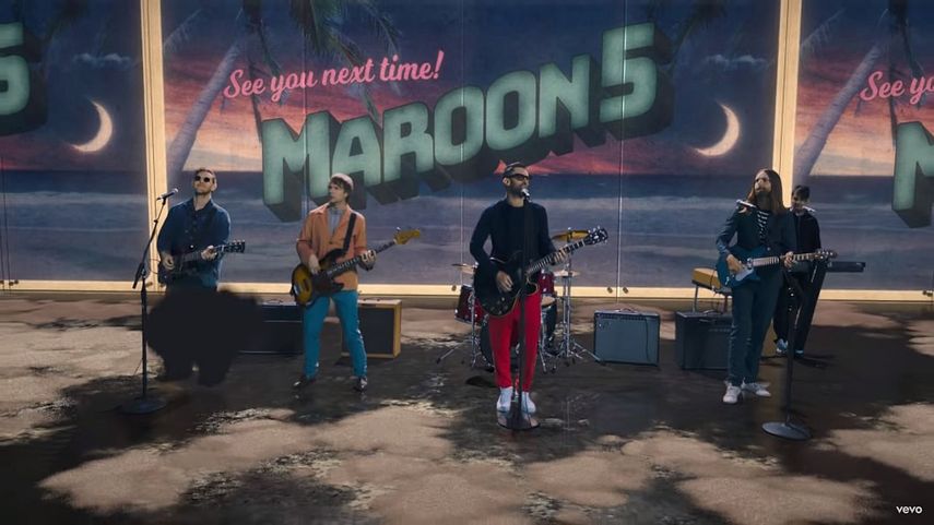 El grupo musical Maroon 5.
