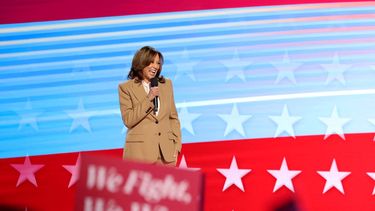 La candidata presidencial por el Partido Demócrata Kamala Harris.