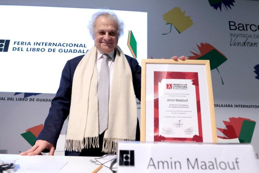 El novelista y ensayista Amin Maalou fue galardonado con el Premio Literatura en Lenguas Romances, que otorga la Feria Internacional del Libro de Guadalajara.&nbsp;