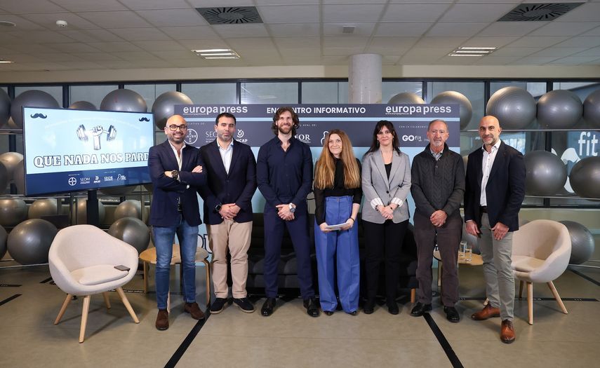 Encuentro Informativo Bayer ‘Deporte y cáncer de próstata’, en el Gimnasio GO Fit Vallehermoso, a 25 de noviembre de 2025, en Madrid (España).