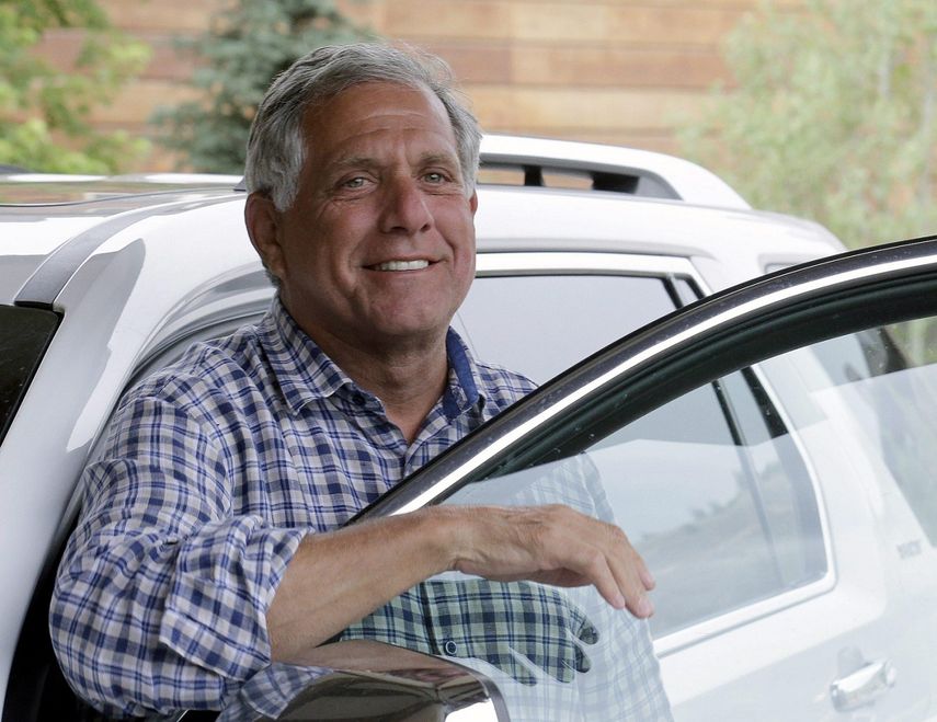 Foto de julio de 2015 de Leslie Moonves, entonces director ejecutivo de la cadena de televisión estadounidense CBS.