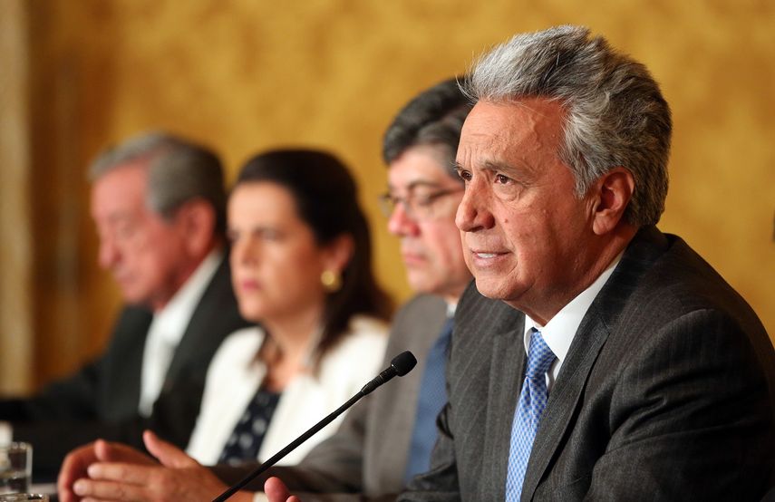 Lenín Moreno, expresidente de Ecuador.