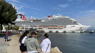 La línea de cruceros Carnival en Miami.