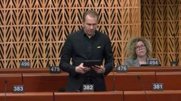 Diputado Markus Wiechel, del Partido Demócrata Sueco.